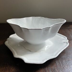 ASTIER de VILLATTE PARIS. 1 Piece Regence Sauce / Gravy Bowl